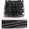 Wigs Body Wave Bundles Human Hair Brazilian Weaving Natural Black 3 4 Bundles Deal Virgin Hair 30 Inch Raw Hair Extensions