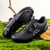 Chaussures à vélo pour vélos Mtb Sneakers Cleat non-glisser pour hommes Chaussures de VTT chaussures Bicycle SPD Route chaussures Speed Chaussures 240417