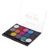 Körperfarbe 15 Farben Körper Make -up Nicht giftiger Wasserfarbe Ölkörper -Gesichtsmalerei Kit mit Pinsel für Weihnachten Phantasie Karneval Lebendige Party D240424