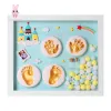 Frames baby accessoires pasgeboren cadeau set baby items cadeau klei handvoet doe -het diy fotoframe handafdruk handafdruk voetafdrukken gekleurde klei souvenir