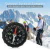 Compasse 110pcs Portable Mini Camping 45 mm Survival Outdoor Guider Bouton de navigation Bouton Pocket Pocket Compass Guider Practical