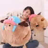 Kussens 35 cm één stuk Tony Tony Chopper Kawaii Cartoon plush Doll Toys Thurg Kussen Hand Warm gevulde poppen Sofa Back Cushion Girls cadeau