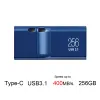 Drive SAMSUNG USB3.1 Disque flash Disque USB Typec Pendrive Storager Device U Disque MUFDA 64 Go 128 Go 256 Go USBC Japide jusqu'à 400 Mo / s