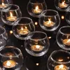 Ljushållare Dekorativa ljus och tillbehör 36st Glass Tealight - Bowl Bulk för Votive/Floating