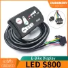 Accessori LED S800 Display 36V/48 V Visualizza in ebike Electric Bike Display intelligente per accessori kit di conversione ebike