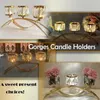 Candle Holders Glass Candlestick Holder 3 Arms Nordic Stand Anniversary Candelabra Stick Wedding Party Table Decore