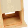 Пепель Кремация Урн Урн Мемориал Святенная шнурная шкатулка кошка ясень деревянная коробка 240424