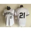 Koszulki baseballowe haftowane koszulka, Pirates Team Sports Training Jersey z dużą ilością, preferowane