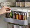 Condiment Bottle Storage Racks Cuisine Condiment Boîte de condiments suspendus JAR RACK8386348