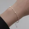 Strands INZATT Real 925 Sterling Silver Pearl Bead Bracelet For Fashion Women Classic Fine Jewelry Minimalist Accessories