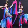 Stage Wear Children's Children Classical Dance costumi eleganti abiti da garza addestramento ragazze cinesi