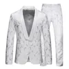 Luxury Jacquard Suit Men Business Banquete Banquete de boda Groom Swallowtail Vestido para hombres Slim Fit Blazers Pants de gran tamaño 6xl 240415