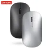 Мыши Lenovo xioxin Air Wireless Bluetooth Portable Premium Premium Dual Med Metal Computer Computer и Office Mouses Mini для игровых ноутбуков