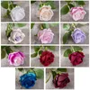 Decoratieve bloemen 1 pc Flanel Rose Ins Pearl Artificial Flower Home Decoratie vakantie Wedding Wall Plant Fake