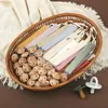 3st Söt Cotton Wood Pacifier Clip for Baby Girl Boy Soother Chain Holder Babies Född Ting Toy Dusch Gift 240418