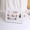 Frames Creative First Year Photo Moment Baby Keepsake Frame DIY 012 Month Picture Display Plastic Collage Frame Memory Gift