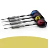 Darts Cyeelife 20/26G Steel Tip Darts Set Professional, 6 Aluminium Shafts + Rubber O Rings + 12 Flights + Sharpener + Tool