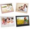 Frames 10 Inch Metal LED Digital Photo Frame 720P Video Music Calendar Clock Player 1024x600 Resolution