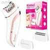 Epilator Kemei 3in1 Lady Epilator Women Shaver Electric Facial Bikini Bikini Piernas Brazos Axila recargable PELETIVO D240424