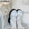 Casual schoenen zoete schattige damesmeisje lolita jk kleine leren pompen Japanse ronde hoofd prinses platform hakken voor dame