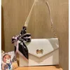 School Bags Japanese Lolita JK Uniform Sweet Princess Bow Crossbody Shoulder Fashion Pu Literary Bolsas De Mujer Simple Square Itabag