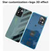 Frames Back Glass Cover For Xiaomi Redmi Note 11 Pro+ 5G Plus Battery Door 21091116UG Replacement With Camera Frame + With Lens +LOGO
