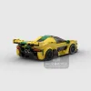 Blocks Moc McLaren P1 GTR Rennsportwagen Fahrzeuggeschwindigkeits -Meister Rennfahrer Bausteine Brick Creative Garage Toys für Jungen