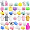 Dekompressionsleksak 5-50st Kawaii Squishies Mochi Anima Squishy Toys For Kids Antistress Ball Squeeze Party Gynnar Stress Relief Toys For Birthday D240424