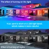 Strip 5050 RVB Solar Strip Outdoor Couleur LED Couleur décorative Lumière 5m 10m Strip Street Garden Amosphère de Noël étanche.