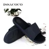 ISSACOCO Mens Flat Indoor Massage Slippers Men Home Non-slip Massage Slippers Zapatos Hombre Beach Flip Flops Mens Slides 240415