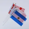 32pcs Hand gehalten National Flag Stick Internationale Welt Land Flaggen Banner für Bar Party Dekor Wellenflagge 32 Länder 240416