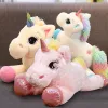 Подушки Большой размер радуга Unicorn Plush Toys Kawaii Детские игрушки фаршированные мультипликационные куклы детская кукла Дети рождественский день рождения подарок на день рождения