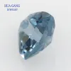 Perlen 106# Spinell Blaues Billionen Form Brilliant Schnitt Synthetischer Spinellstein mit Loch für Schmuckgröße 4x410x10 mm kostenloser Versand
