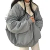 Damenjacken Damen Dicke Mantel mit Kapuze weiches Polyestermaterial Aprikose/blaue Jacke zum Ausgehen aus dem Einkaufen