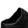 Casual Shoes Hight Quality Original Design 2024 Spring Leather Loafers For Men's Black Hombre Daily Dress Height Increasing #38-44