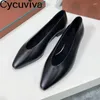 Scarpe casual Designer Maresini vere in pelle Flats Women Women Pinty Toe Slip on Daily Autumn Comfort Driving