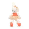 Plush -poppen 1 pc 42 cm schattig konijnenkleding doek met kleding pluche speelgoed gevulde zachte dieren poppen ballet konijn voor babykinderen verjaardag cadeau2404