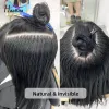 Przedłużenie Pióra Human Hair Extensions Prosto 16 „18” 20 "22" Blond Micro Micro Braiding Machine Remy Extension 40pcs/opakowanie Salon Hair