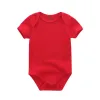 One-Pieces Kiddiezoom Four Seasons 1 PCS Solide Unisexe Baby Boy Girl Bodys Soft 100% Cotton Nouveau-Born