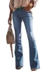 Frauen Jeans Frauen Kofferraum Denim -Waschhosen Lose Fit Taschen High Street Mid Mid Taille Reißverschluss 2024 Knöchellänge