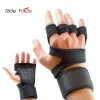 Gloves Gym Fitness Gloves Hand Palm Protector with Wrist Wrap Support Crossfit Workout Bodybuilding Power Weight Lifting Glove