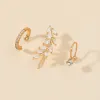 Ohrringe Bohemian Piercing zartes Kristall Zirkon Ohr -Wickel -Stift Ohrringe für Frauen Mädchen Trendy Ohrringe Schmuck Bijoux