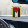 1PCS Palestyna Mała wisząca flaga dwustronna frędzla z dekoracją samochodu ssania mini proporczyka 240416