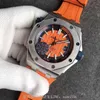 Designer Watch Luxury Automatic Mechanical Watches International ST Series 15710 Orange Disc Diving Machine Core Men 3120 42 мм. Движение.