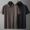 Polos masculins 8xl 7xl 6xl 2024 Silk de glace de qualité supérieure d'été