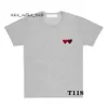 Com Des Garcons Shirt Play T Shirt Cdgs Shirt 24ss Top Quality Play Designer Men's T Shirts Fashion Women's CDG Short Sleeve Heart Badge Top Clothes 563