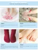 Pflege 14pcs = 7 Bags Peeling Fußsocken für Pediküre Sosu Socken schälen für Fußpflege Schönheit Füße Maske für die Füße schälen Hautpflege