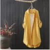 Dostarcza ubrania macierzyńskie długa koszula pielęgniarska top wiosna jesienna luźna swobodna kobieca kobieta bluzka z długim rękawem sukienka