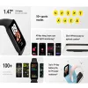 Bracelets Version globale Xiaomi Smart Band 8 Active 1.47 "Affichage étanche 5ATM Blood Oxygen Survering Long Battery Life Sport Watch