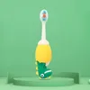 Kids Cartoon Toothbrush Soft Bristles and Anti Slide Handle Stand-up Bottom Safe and Fun Teeth Cleaning Oral Care Eco Friendly